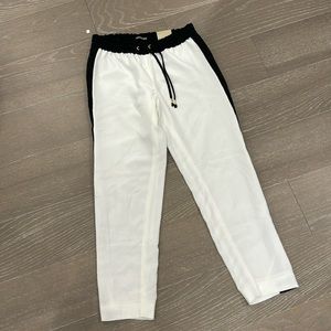 Express XS white and black jogger brand new